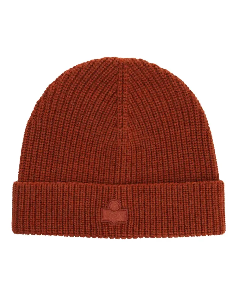 Isabel Marant Gerippte Beanie mit Logo - Rot Rot