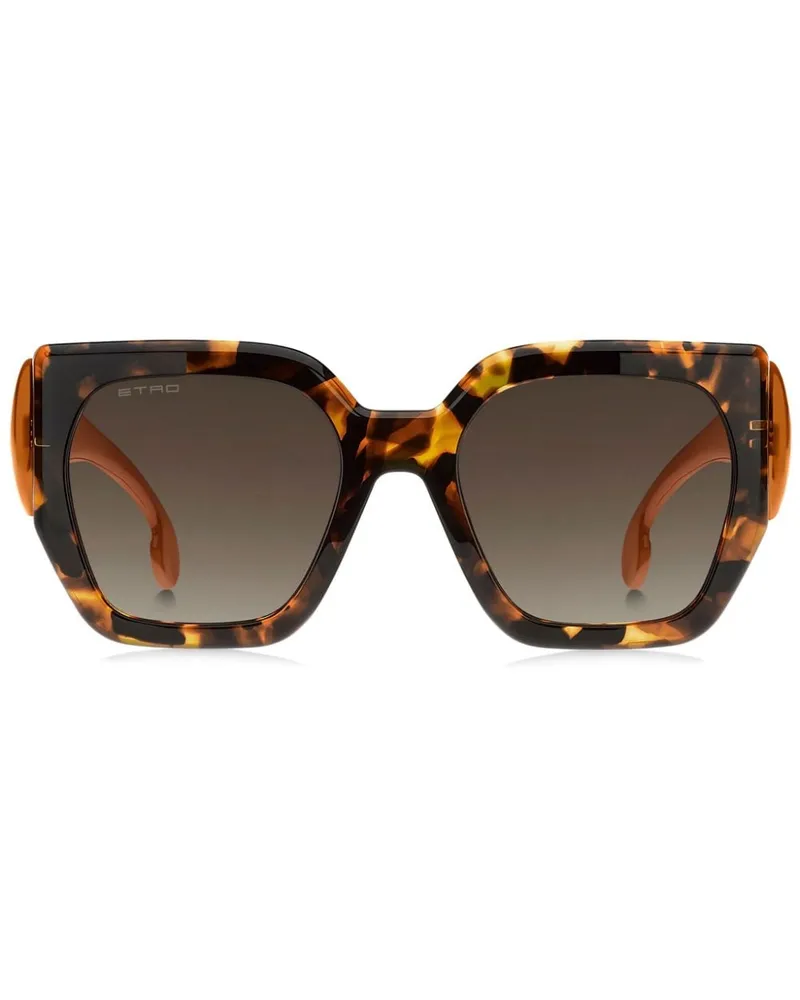 Etro Paisley Sonnenbrille - Braun Braun