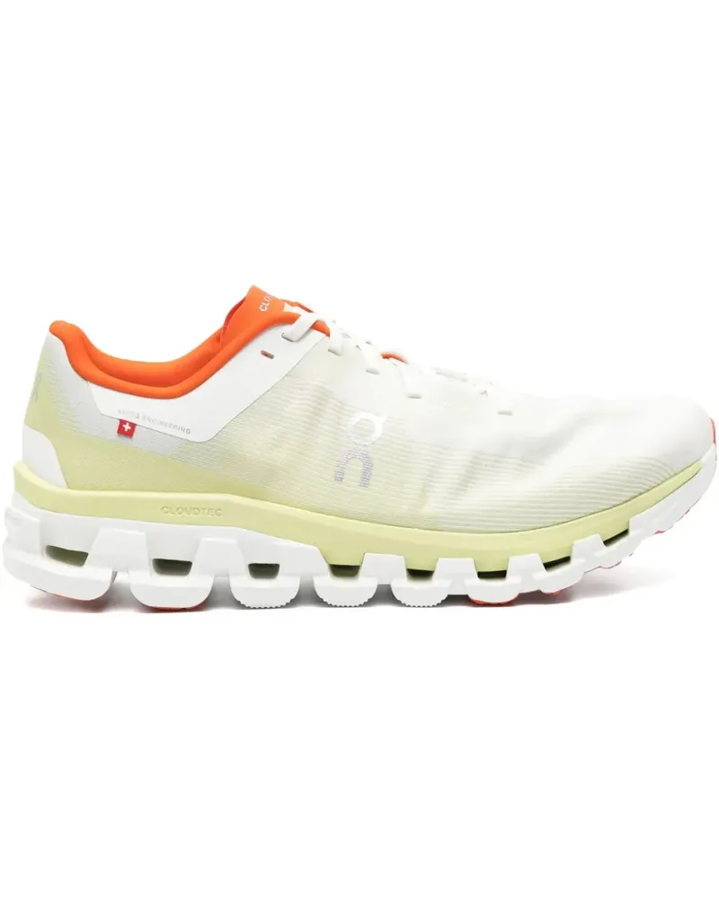 ON Cloudflow 4 Sneakers - WHITE/HAY White