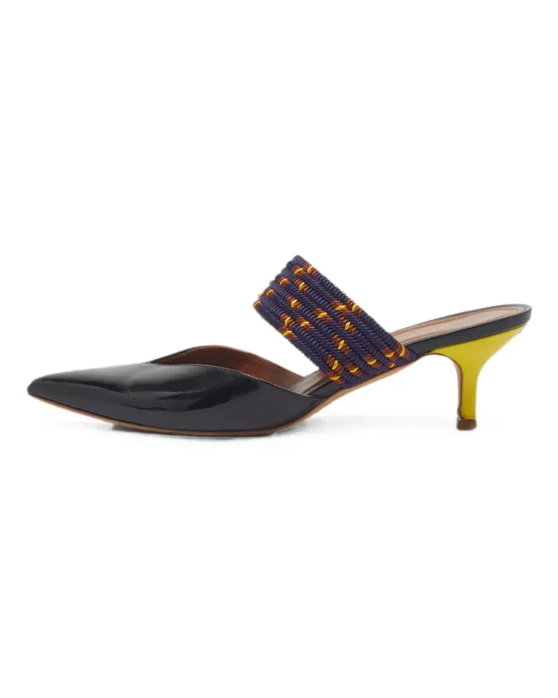 Malone Souliers Maisie woven strap mules - Schwarz Schwarz