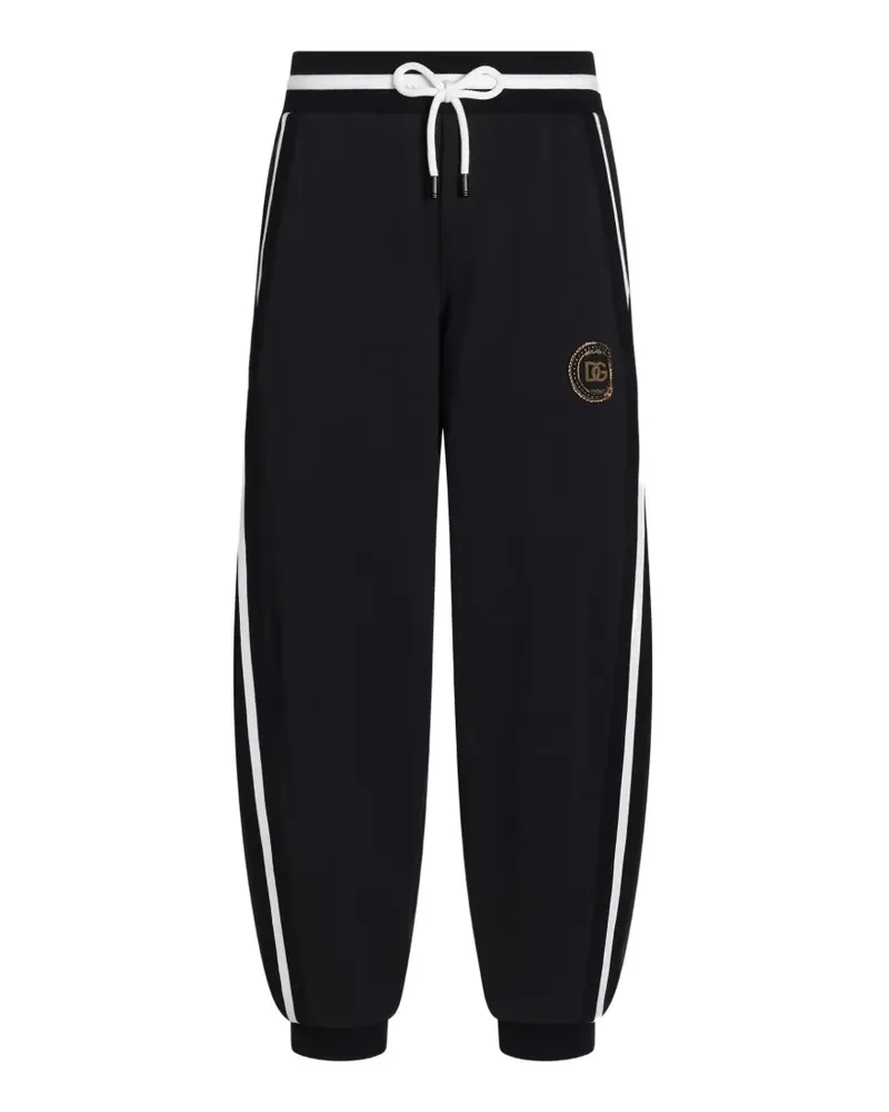 Dolce & Gabbana Jogginghose aus Baumwollfleece - Blau Blau