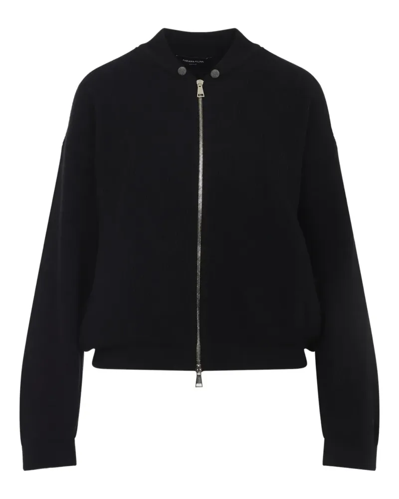 Fabiana Filippi Cardigan mit Reißverschluss - Schwarz Schwarz