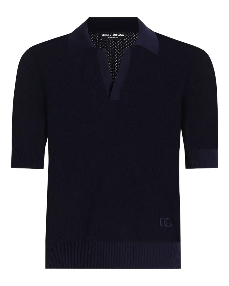 Dolce & Gabbana T-Shirt aus Baumwolle - Blau Blau