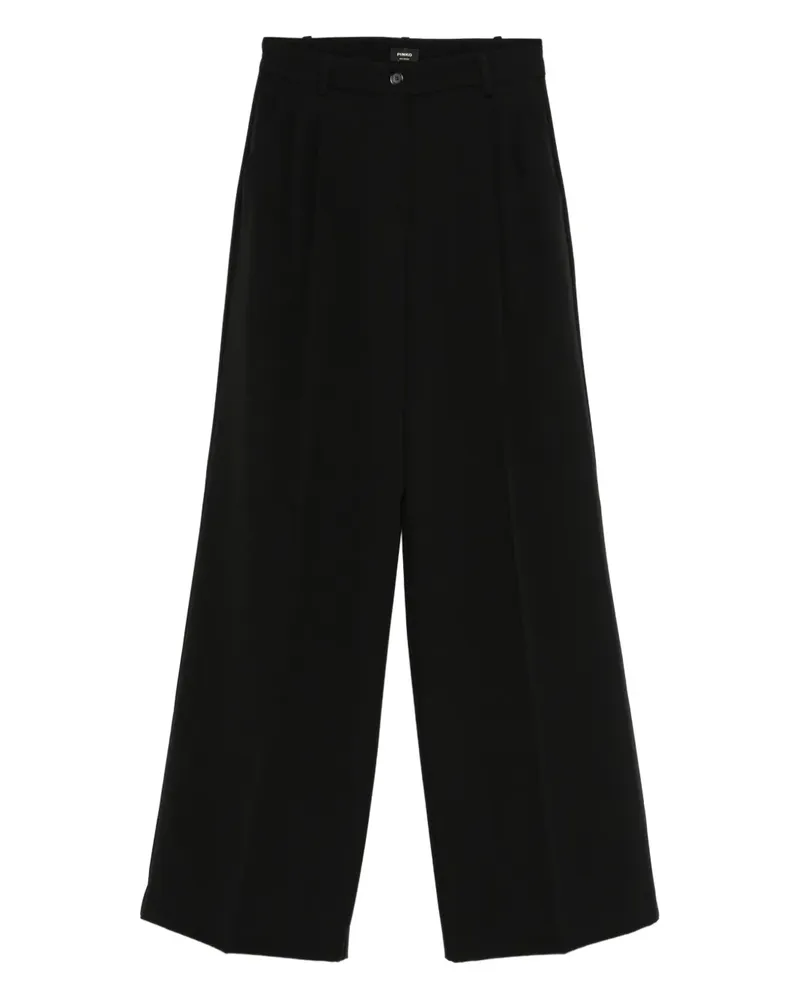 Pinko pleated-front trousers - Schwarz Schwarz