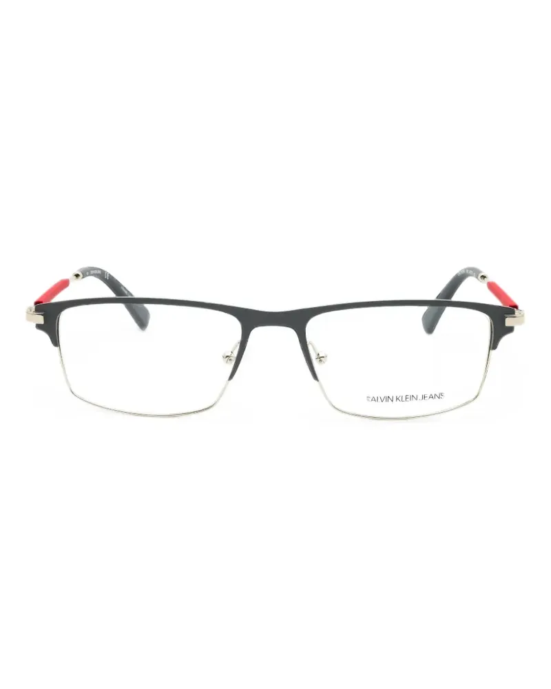 Calvin Klein rectangle-frame glasses - Grau Grau
