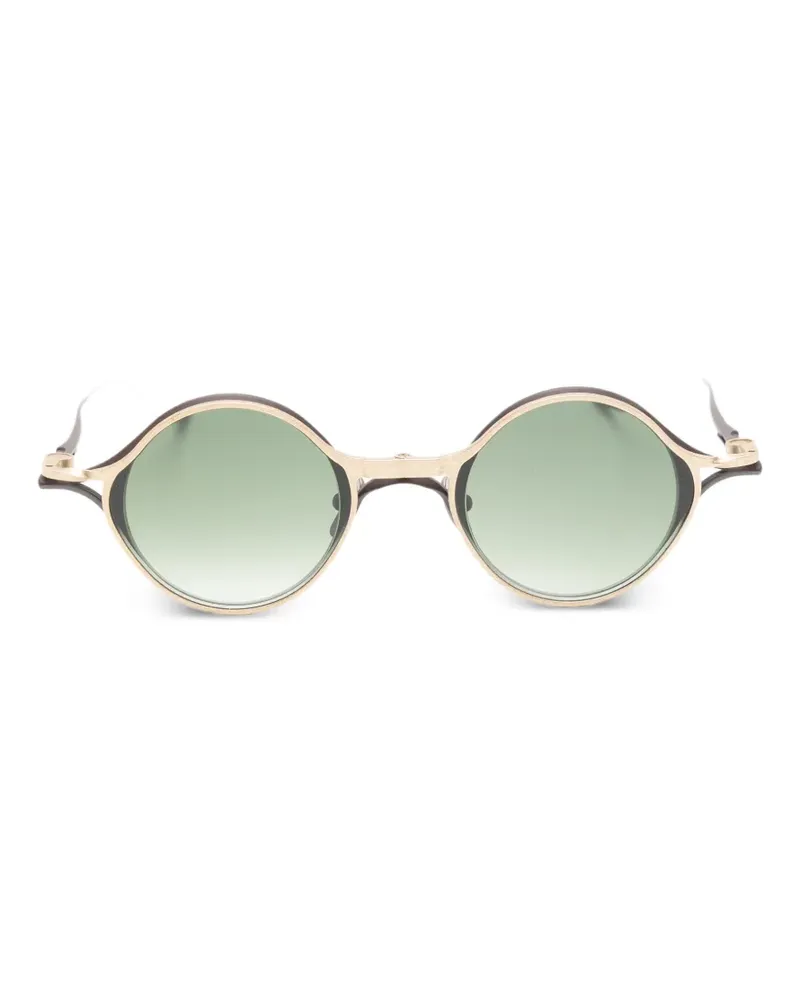 RIGARDS x TVA round-frame clip-on glasses - Braun Braun