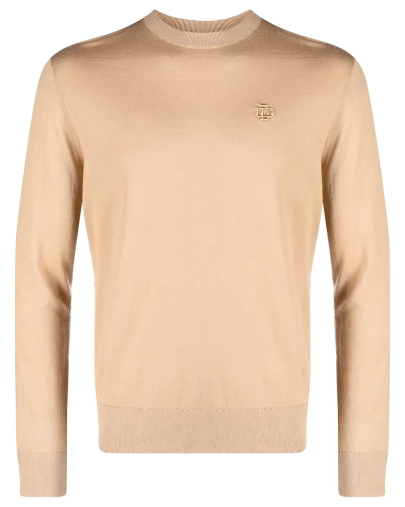 Dsquared2 Pullover mit Logo-Stickerei - Nude Nude