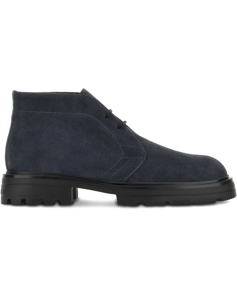 Hogan Stiefel aus Wildleder - Blau Blau