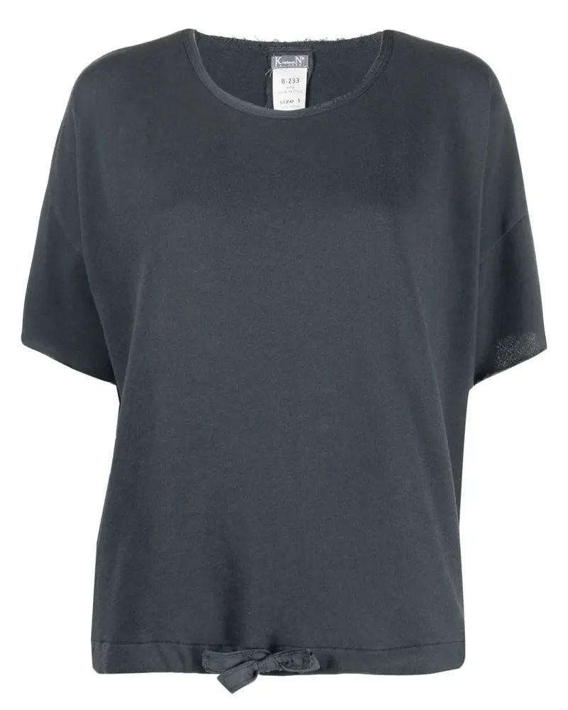KristenseN Du Nord T-Shirt mit Kordelzugbund - Grau Grau