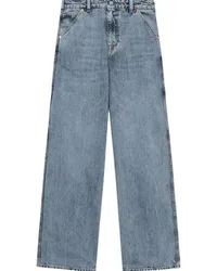 Our Legacy Weite High-Rise-Jeans Blau