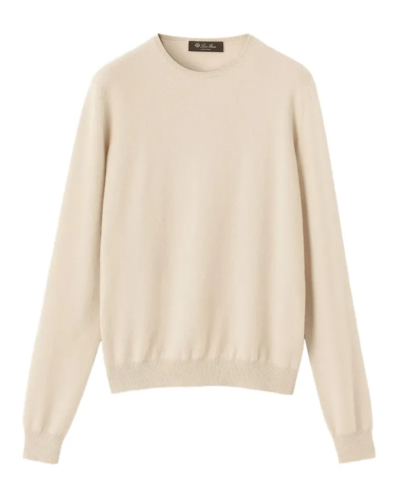 Loro Piana crew-neck sweater - Nude Nude