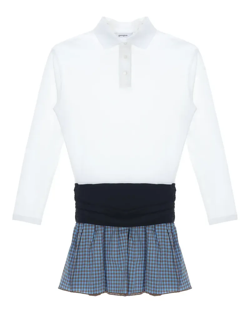 GIMAGUAS Chico Minikleid mit Vichy-Karo - Weiß Weiß