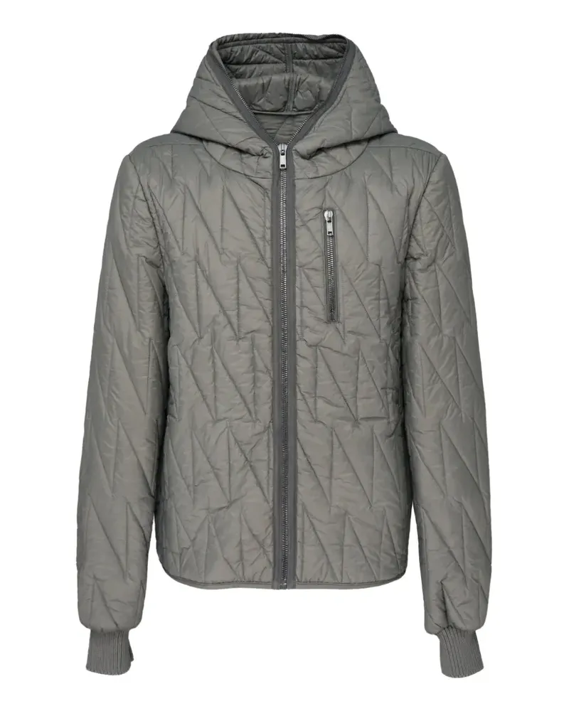 Rick Owens quilted blouson jacket - Grau Grau
