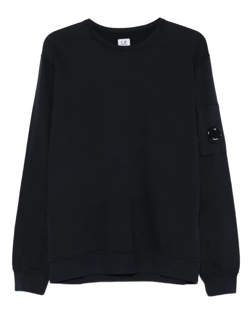 C.P. Company Sweatshirt mit Logo - Blau Blau