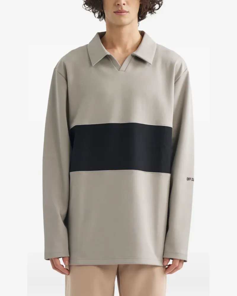 OFF DUTY Pullover im T-Shirt-Look - Grau Grau