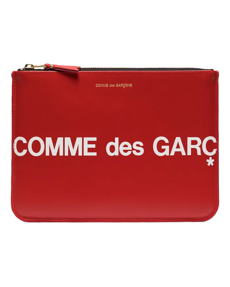Comme des Garçons Etui mit Logo-Print - Rot Rot