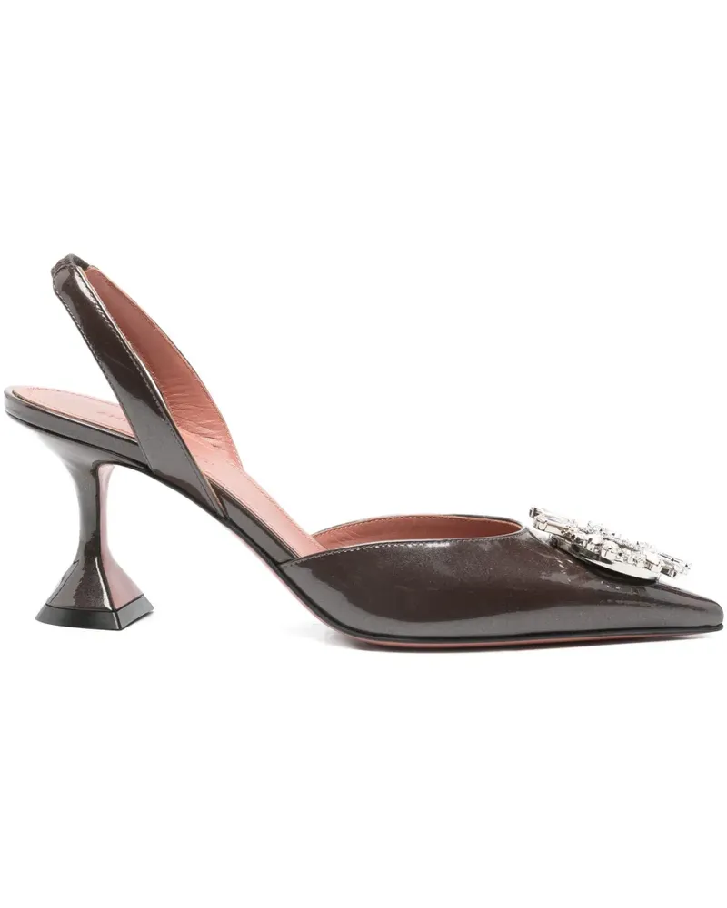 Amina Muaddi Begum Pumps 70mm - Braun Braun