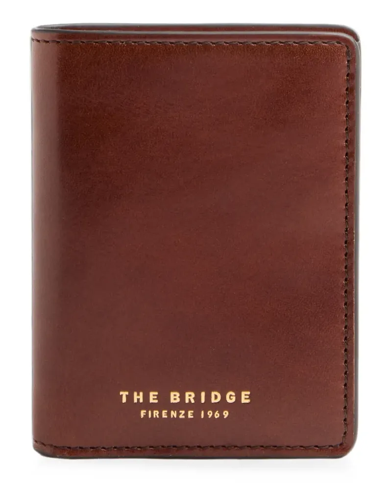 The Bridge Portemonnaie mit Logo-Print - Braun Braun