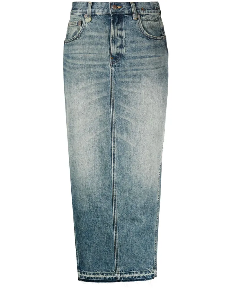 R13 Rock mit Schlitz - Blau Blau