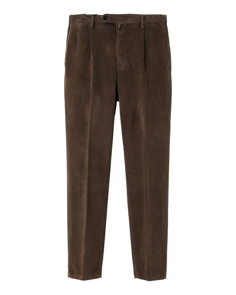 Briglia 1949 corduroy pleated trousers - Braun Braun