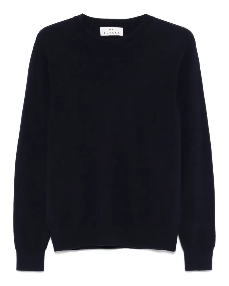 FURSAC Pullover mit Rundhalsausschnitt - Blau Blau