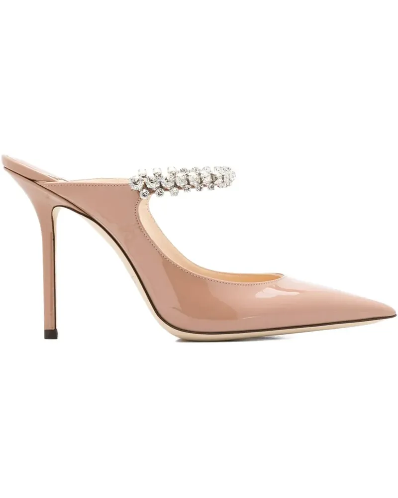Jimmy Choo Bing heeled mules - Rosa Rosa