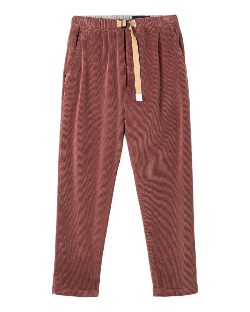 PLAN C Greg Tapered-Hose aus Cord - Rot Rot