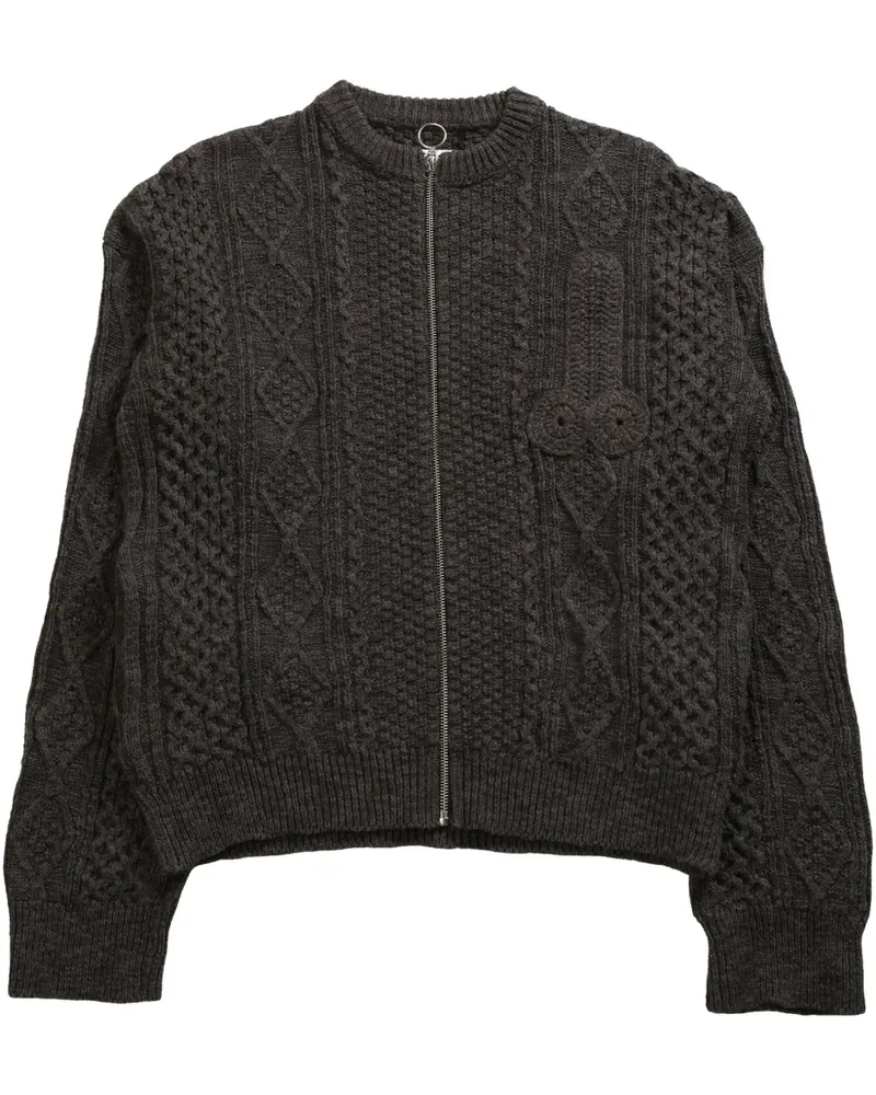 Magliano zip-up cardigan - Grau Grau