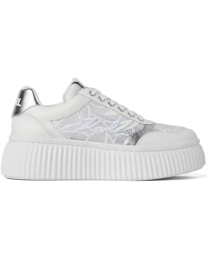 Karl Lagerfeld Kreeper Sneakers - Weiß Weiß