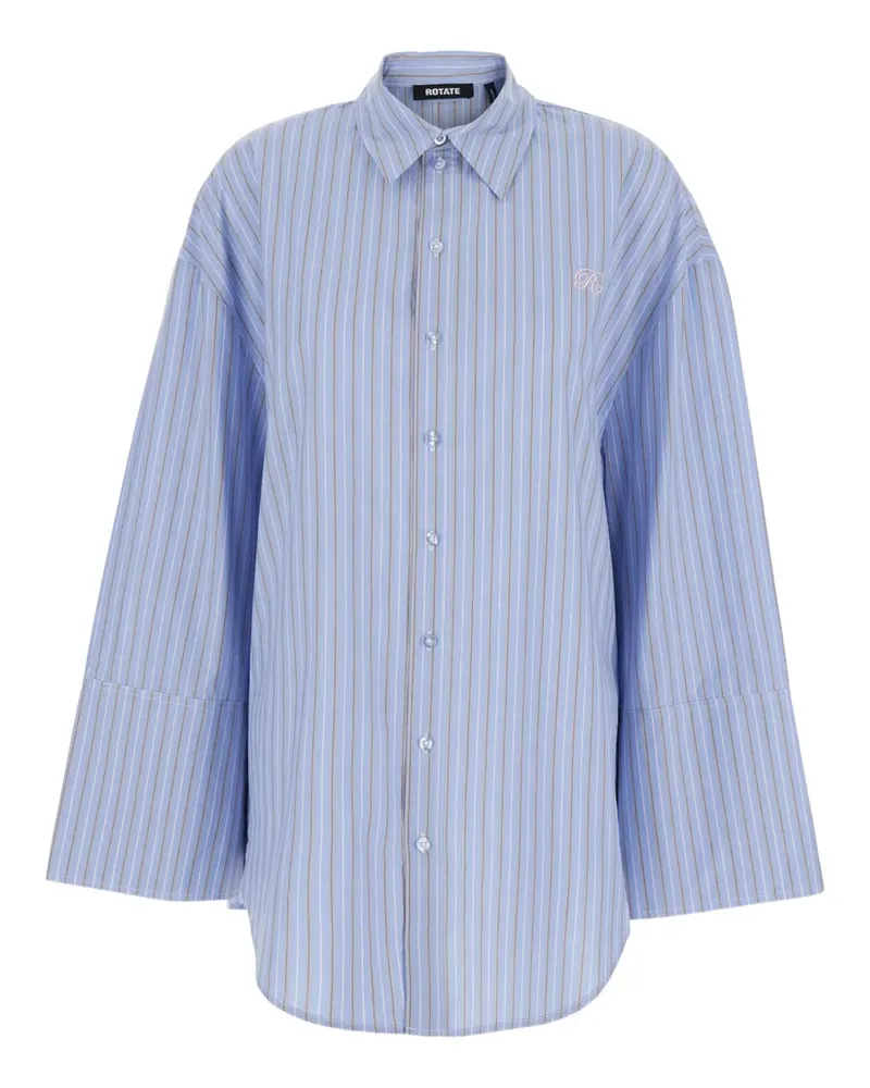 ROTATE Birger Christensen striped buttoned shirt - Blau Blau