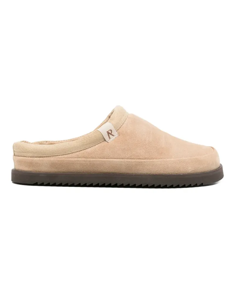 REPRESENT Summer suede mules - Nude Nude