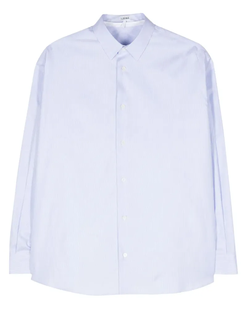 Loewe Gestreiftes Hemd im Layering-Look - Blau Blau
