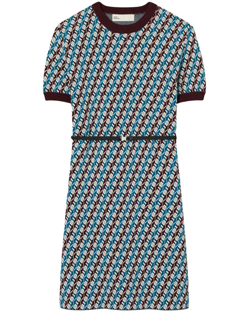Tory Burch Pulloverkleid aus Jacquard - Blau Blau