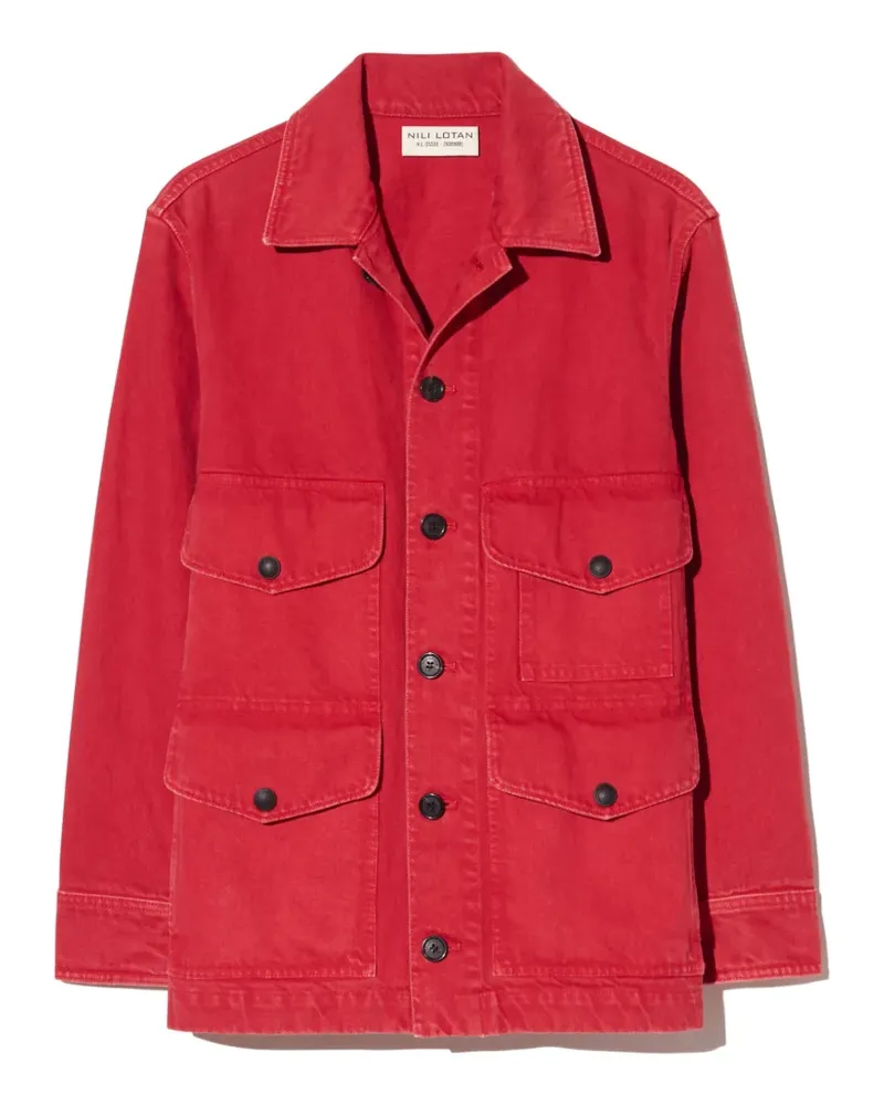 Nili Lotan Leroy buttoned pocket jacket - Rot Rot