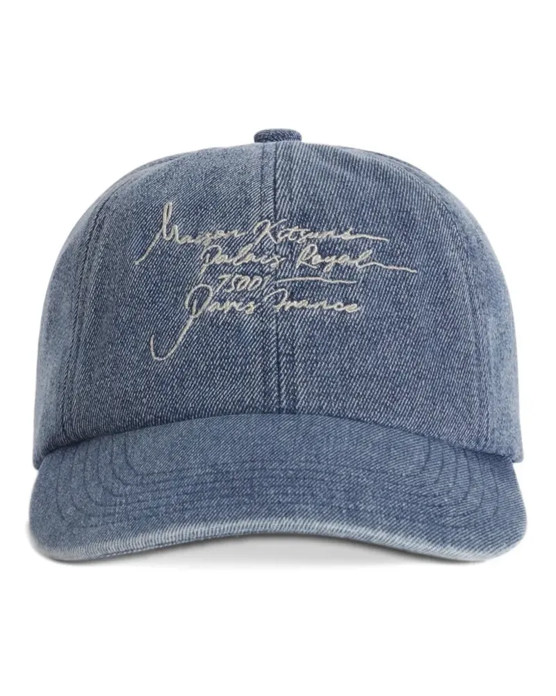 Kitsuné embroidery baseball cap - Blau Blau