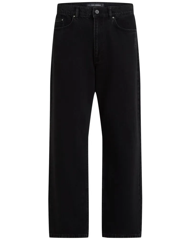 Karl Lagerfeld Jeans aus Bio-Baumwolle - Schwarz Schwarz