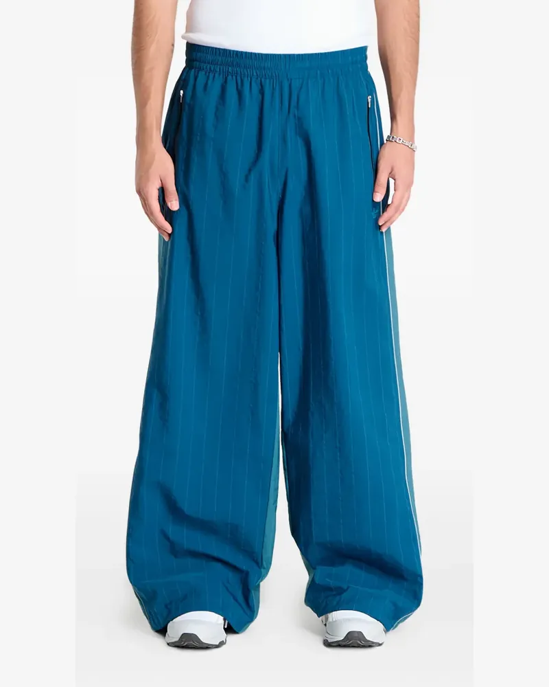 adidas x OG LA Venice striped wind trousers - Blau Blau