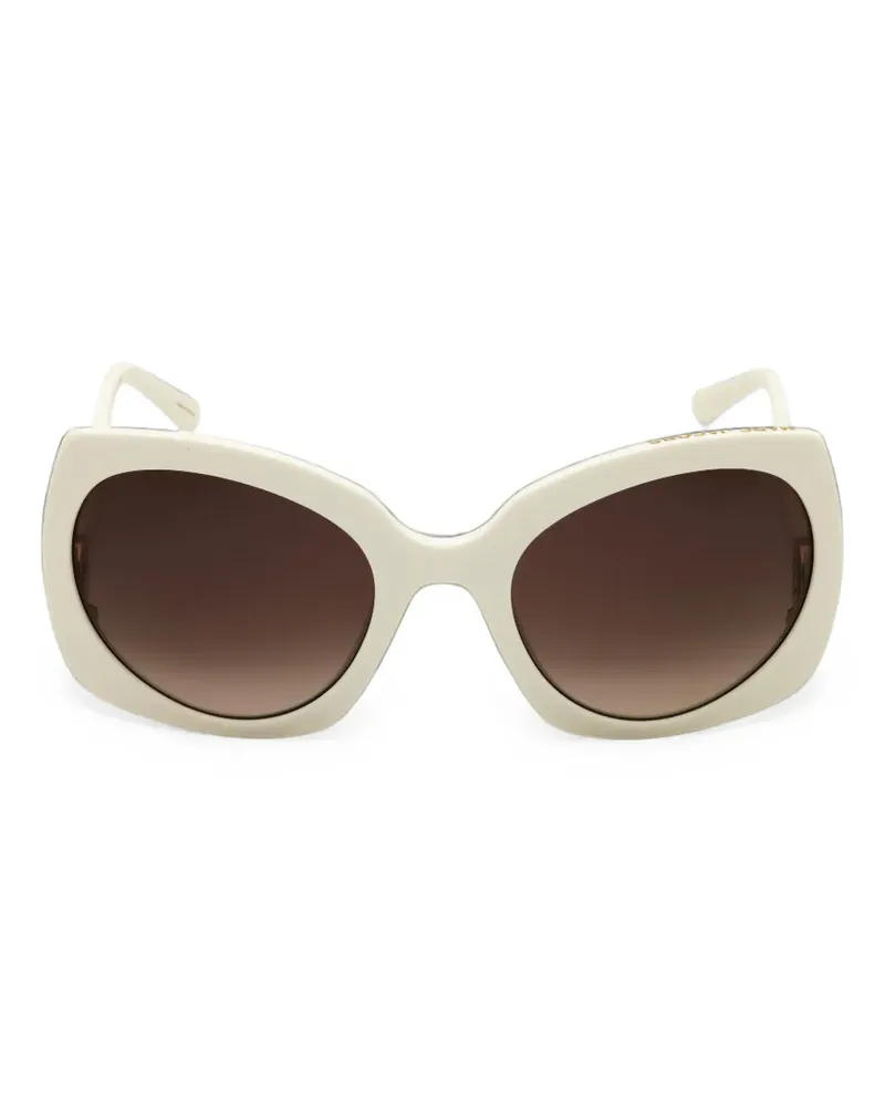 Marc Jacobs Cat-Eye-Sonnenbrille im Oversized-Look - Nude Nude