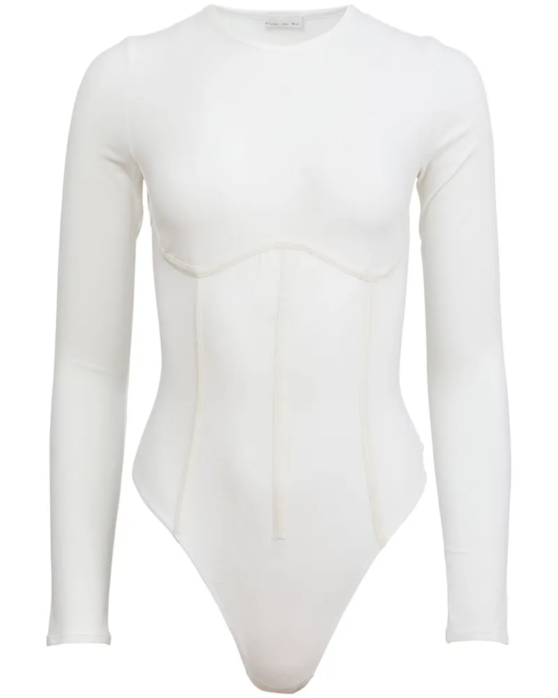 Fleur Du Mal Body aus Bio-Baumwollgemisch - Nude Nude