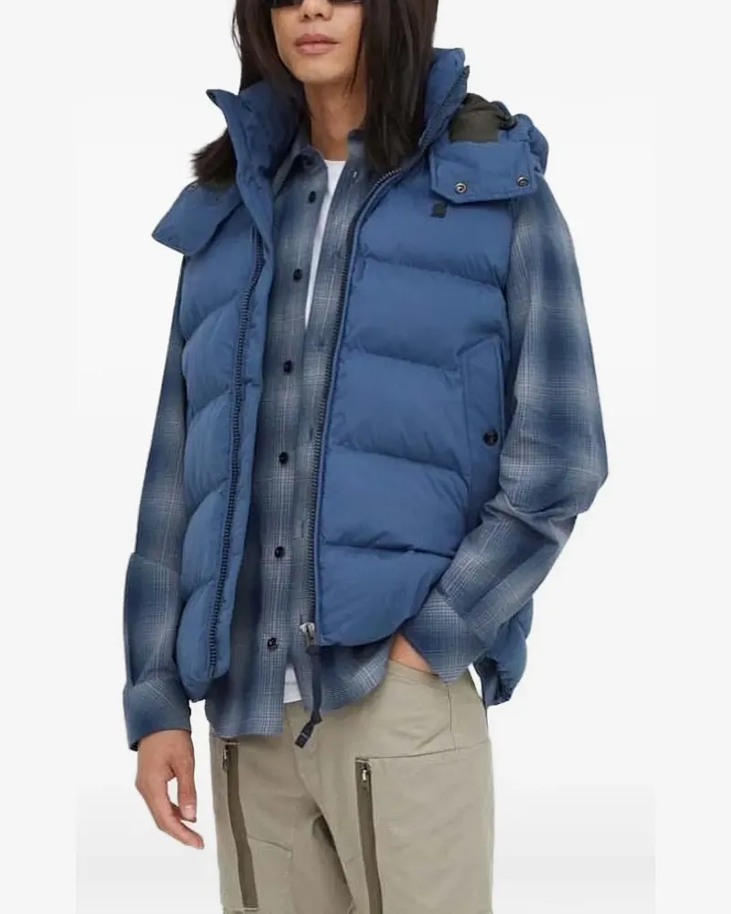 G-STAR RAW Kariertes Hemd mit Taschen - Blau Blau