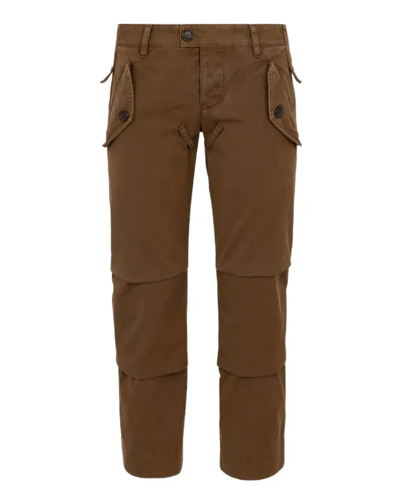 Dsquared2 Utility2 Hose aus Tech-Baumwolle - Braun Braun