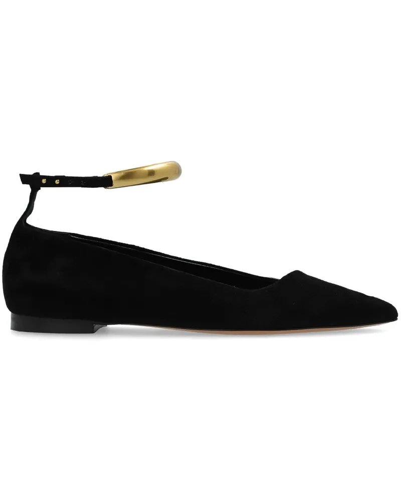Isabel Marant Leanor Ballerinas - Schwarz Schwarz