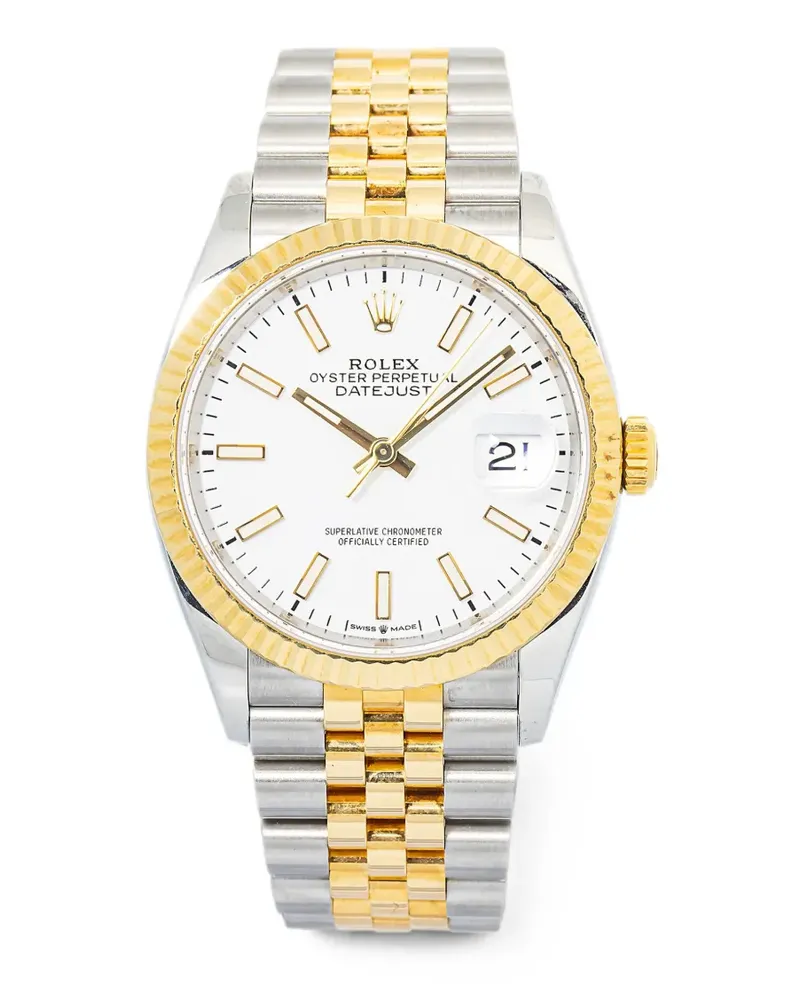 Rolex Datejust 35mm watch - Weiß Weiß