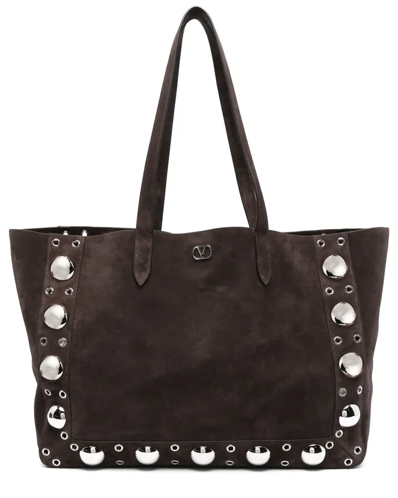 Valentino Garavani Große Nelcôte Tote Bag - Braun Braun