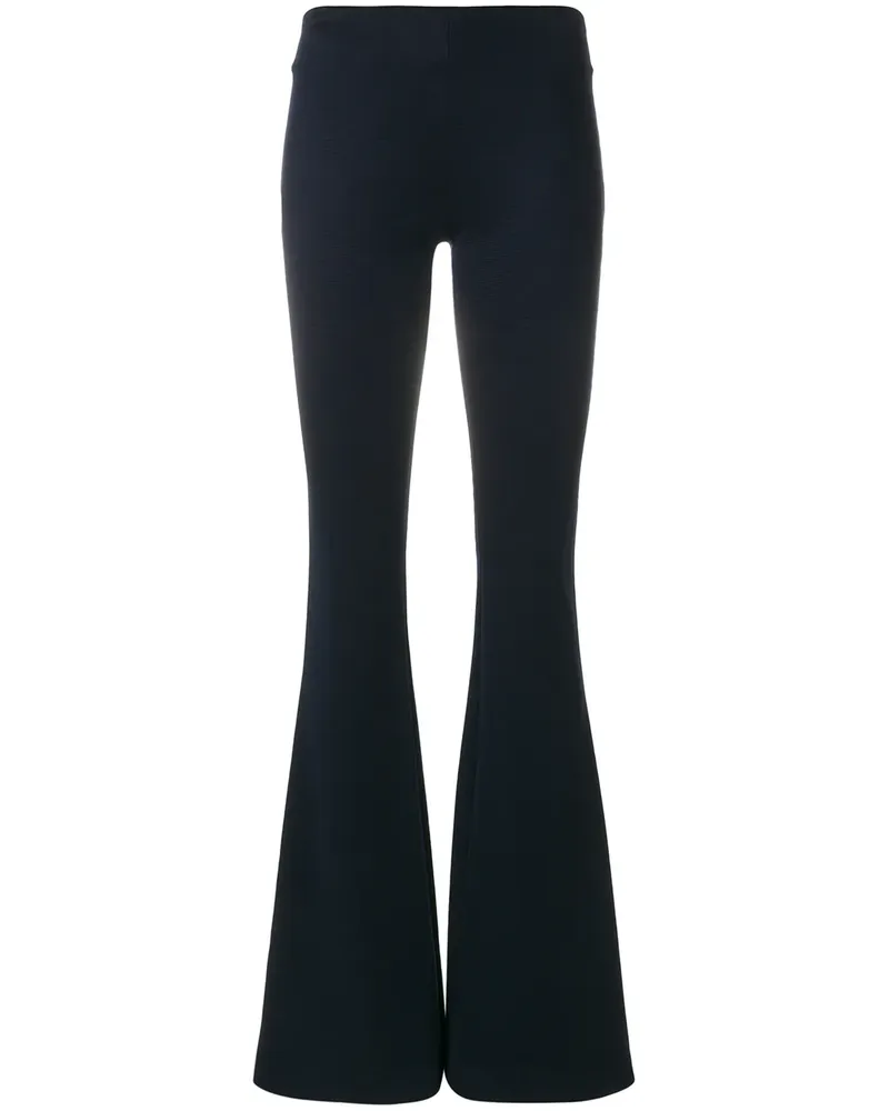 GALVAN Ausgestellte Jersey-Hose - Blau Blau