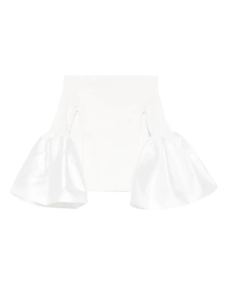 Marques ' Almeida Schulterfreies Oberteil - Weiß Weiß