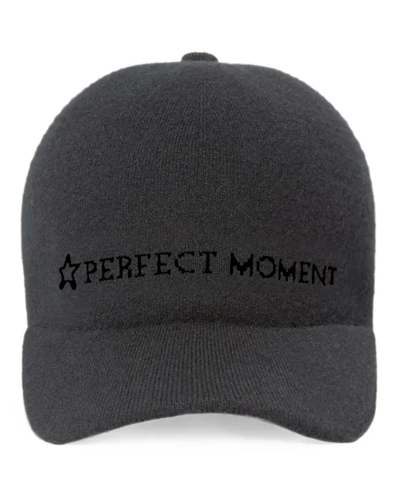 Perfect Moment logo-embroidered knit cap - Grau Grau