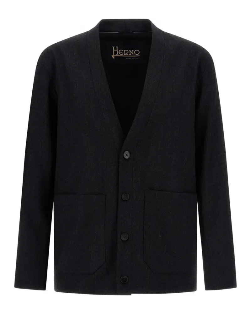 Herno Jacke mit V-Ausschnitt - Grau Grau