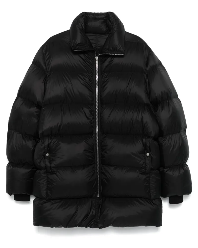 Rick Owens Turtle Regenmantel - Schwarz Schwarz