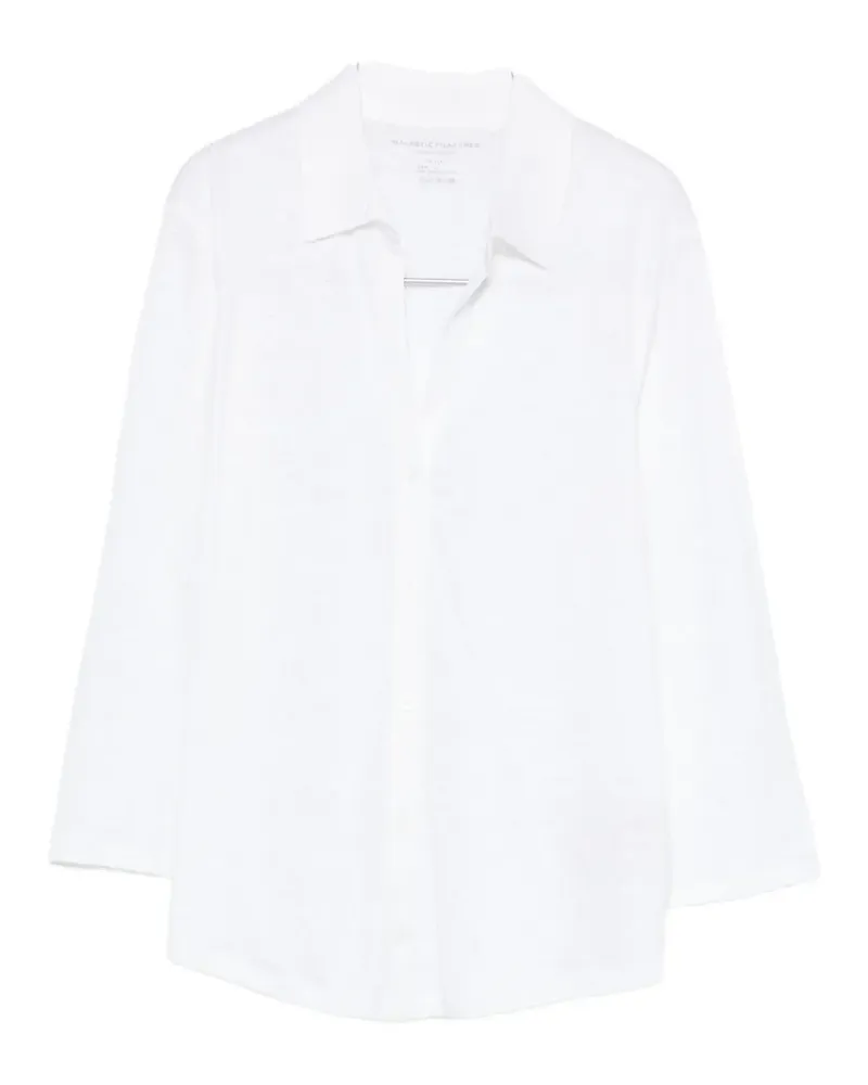 Majestic buttoned shirt - Weiß Weiß